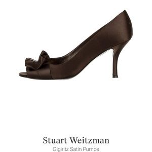 👠Stuart Weitzman Satin Heels👠